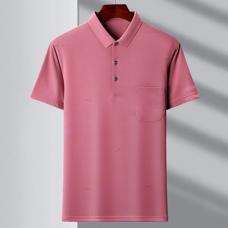 Collar Stripes Polo Shirt