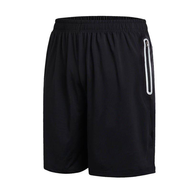 Gym zipper pocket shorts