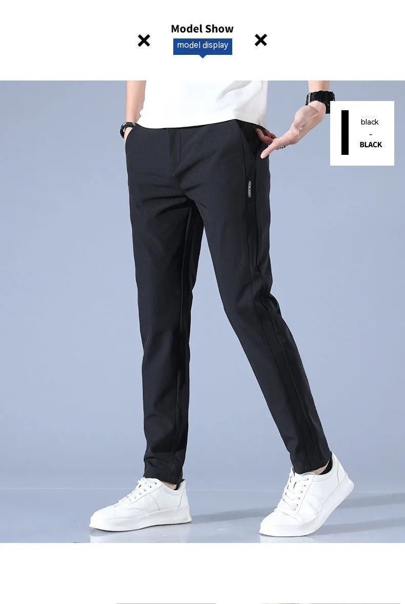 Silk dressing pants