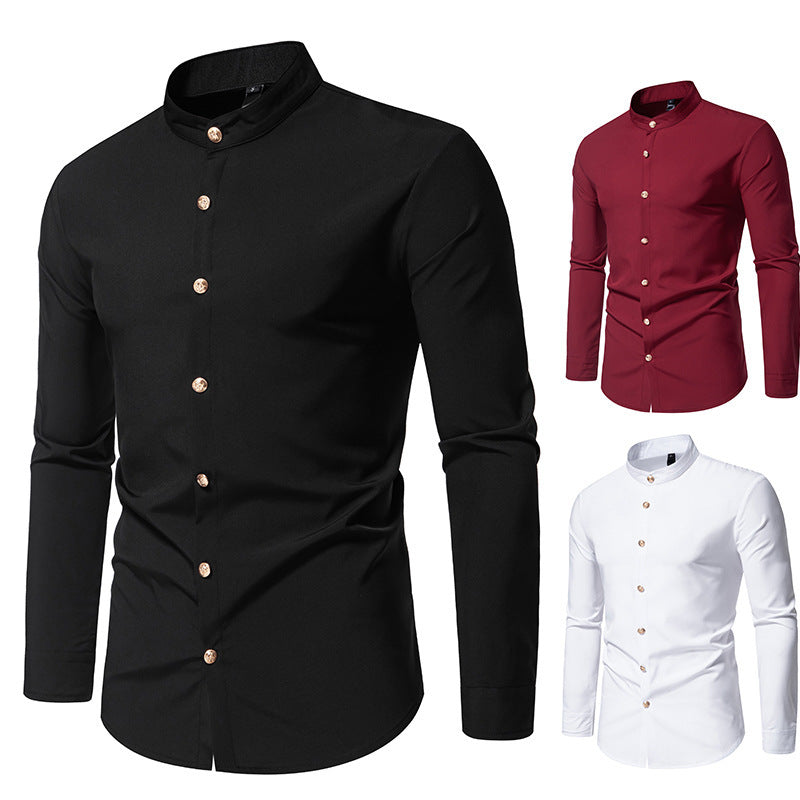 Metal Button Long Sleeve