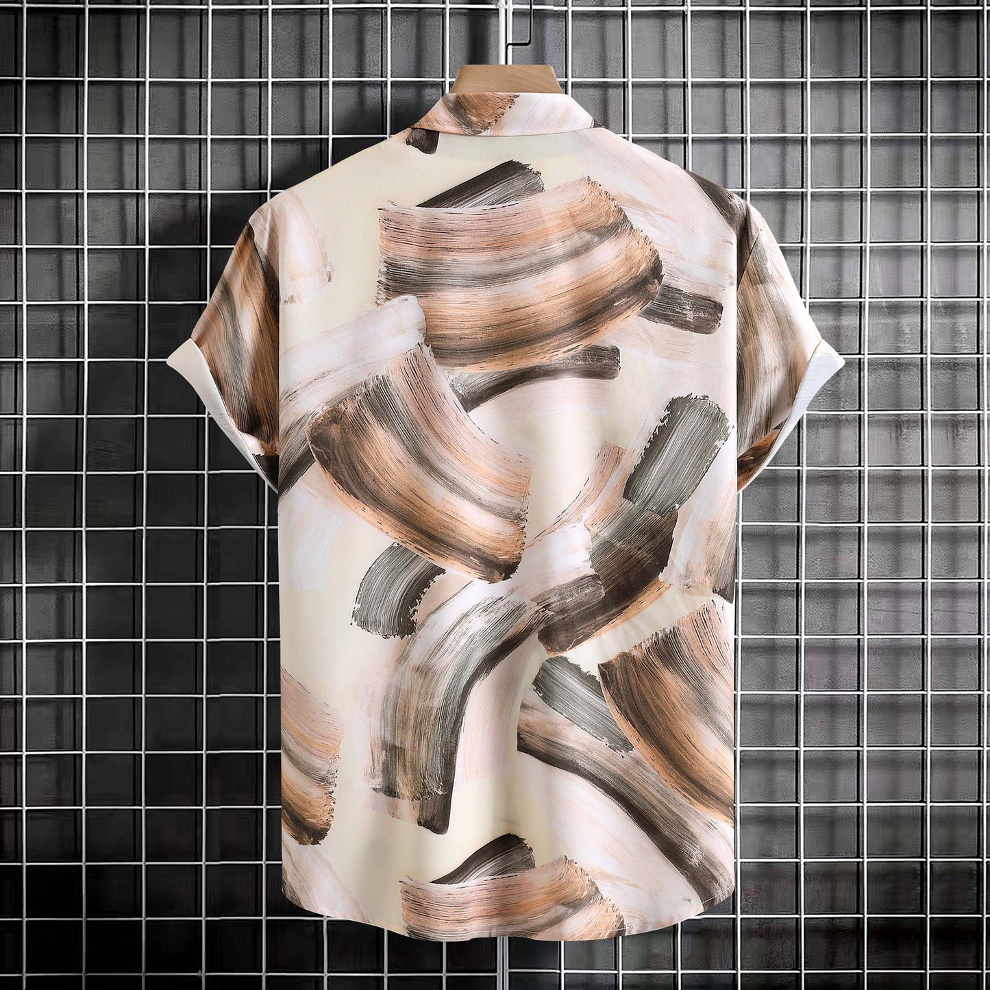 Biege Graffiti Short Sleeve
