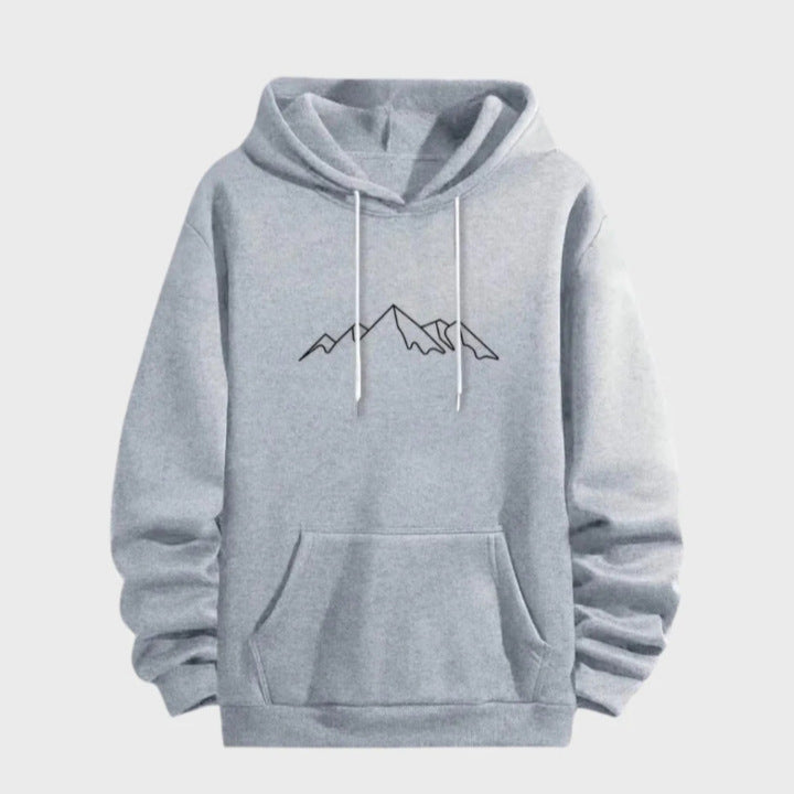 "Mountain" Printed Pullover