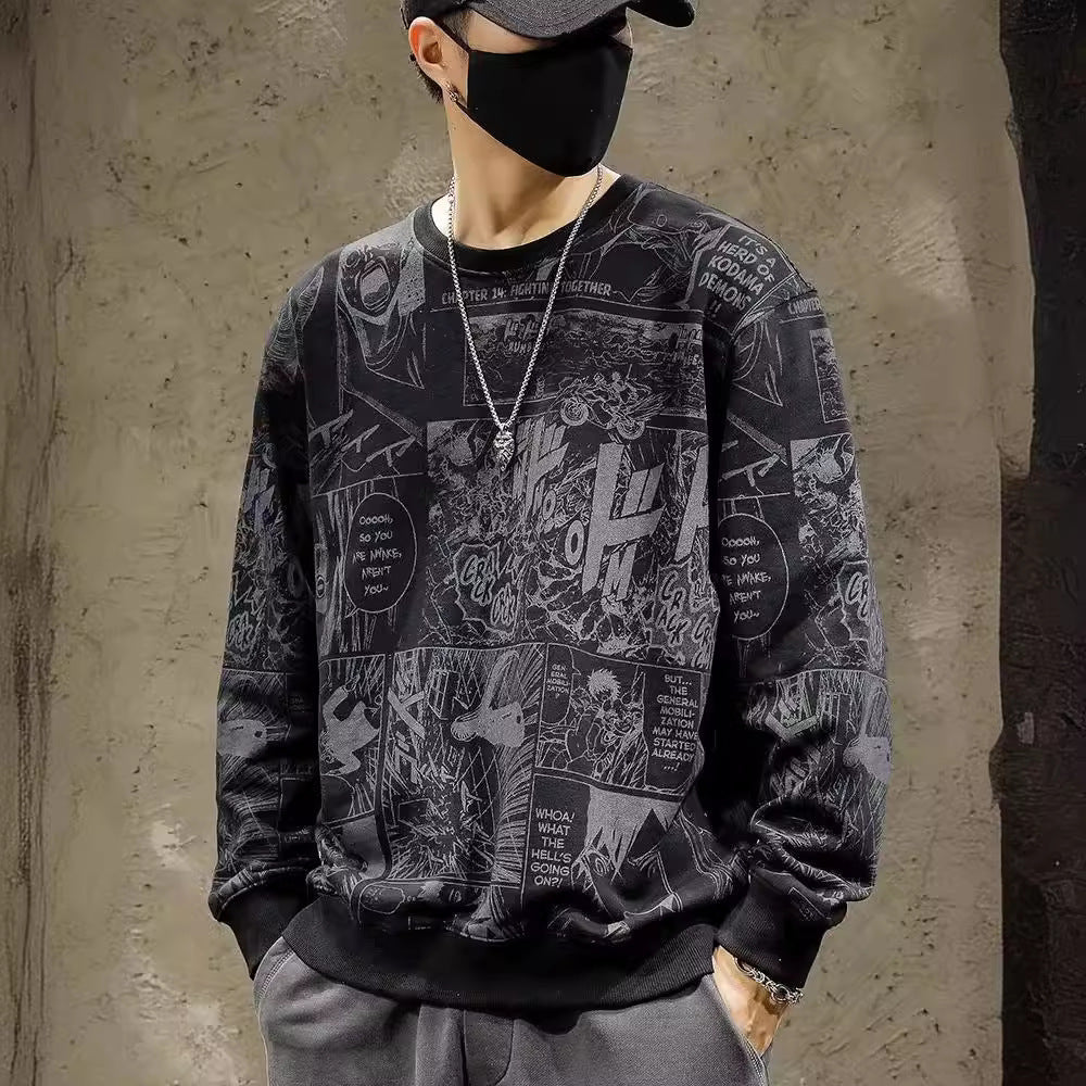 Cartoon Printed Sweater