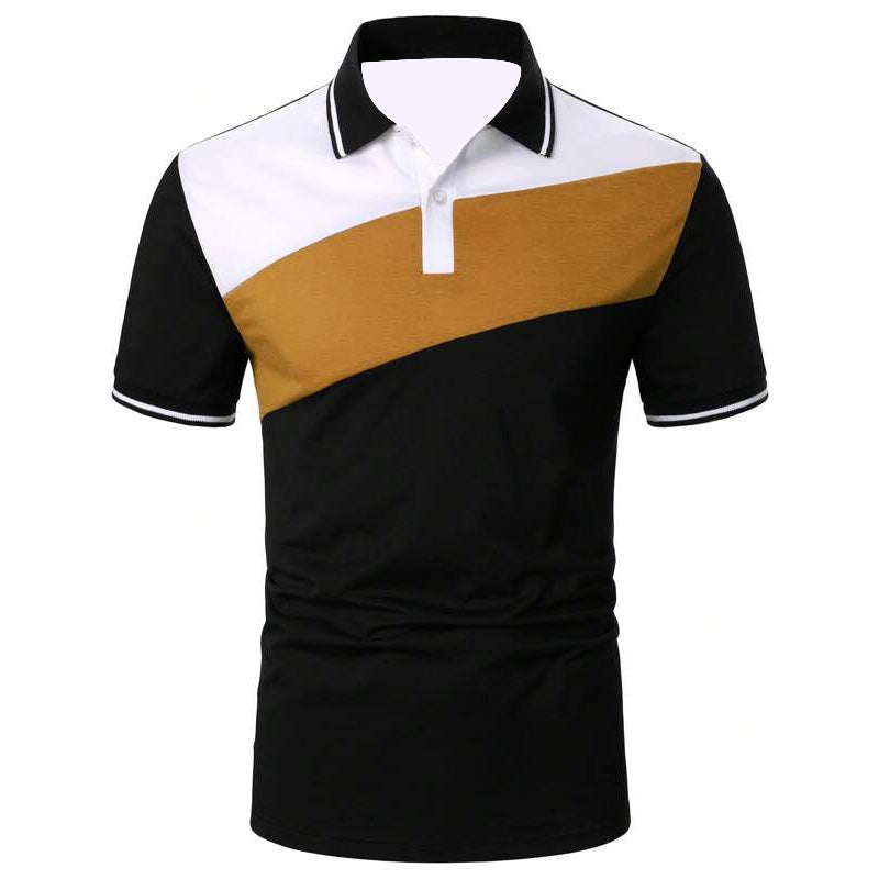 Stripe Color Polo Shirt