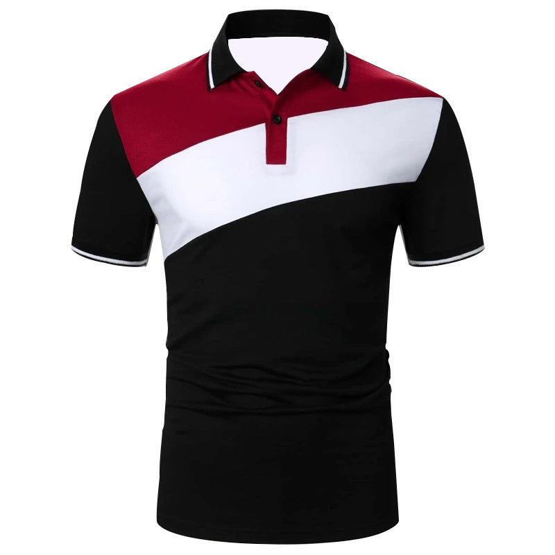 Stripe Color Polo Shirt