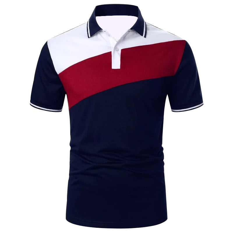 Stripe Color Polo Shirt