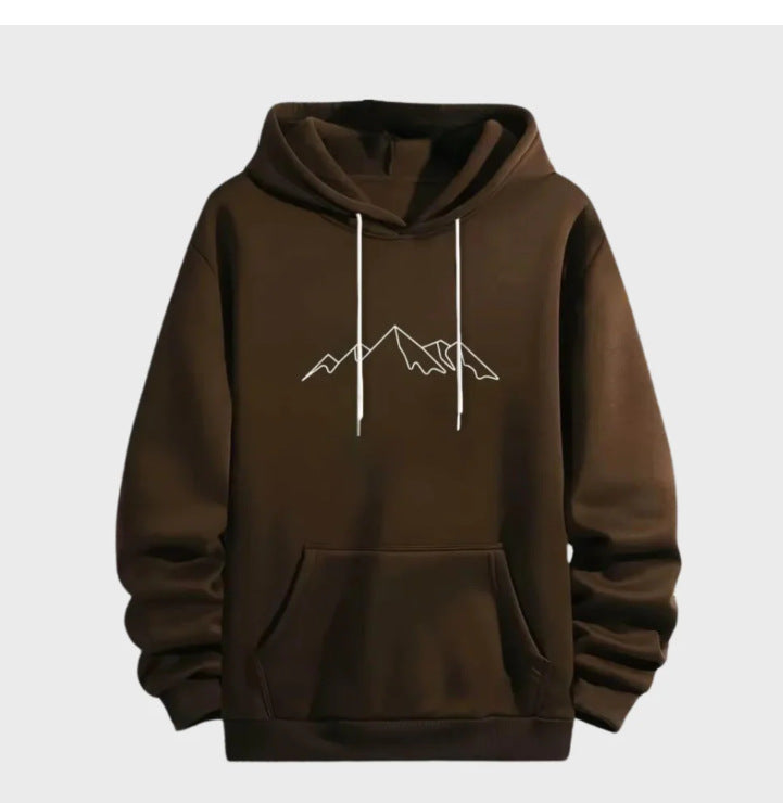 "Mountain" Printed Pullover