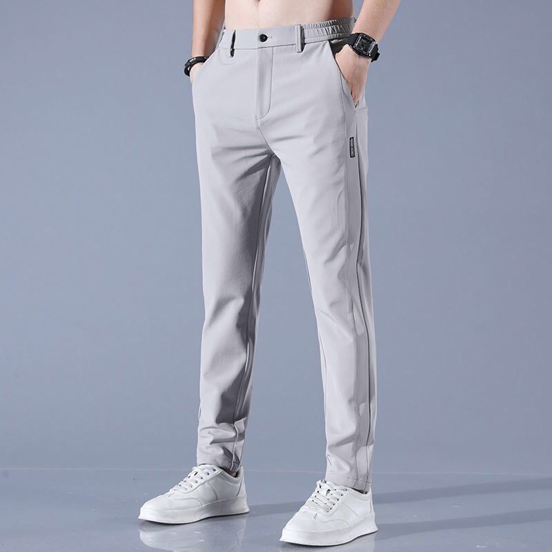 Silk dressing pants