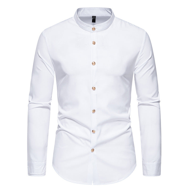 Metal Button Long Sleeve
