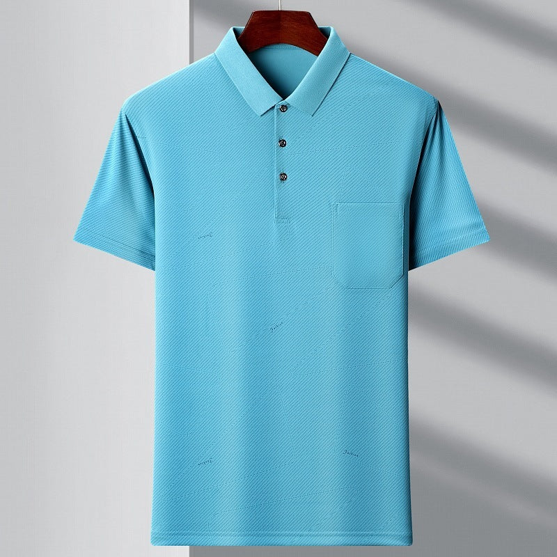 Collar Stripes Polo Shirt