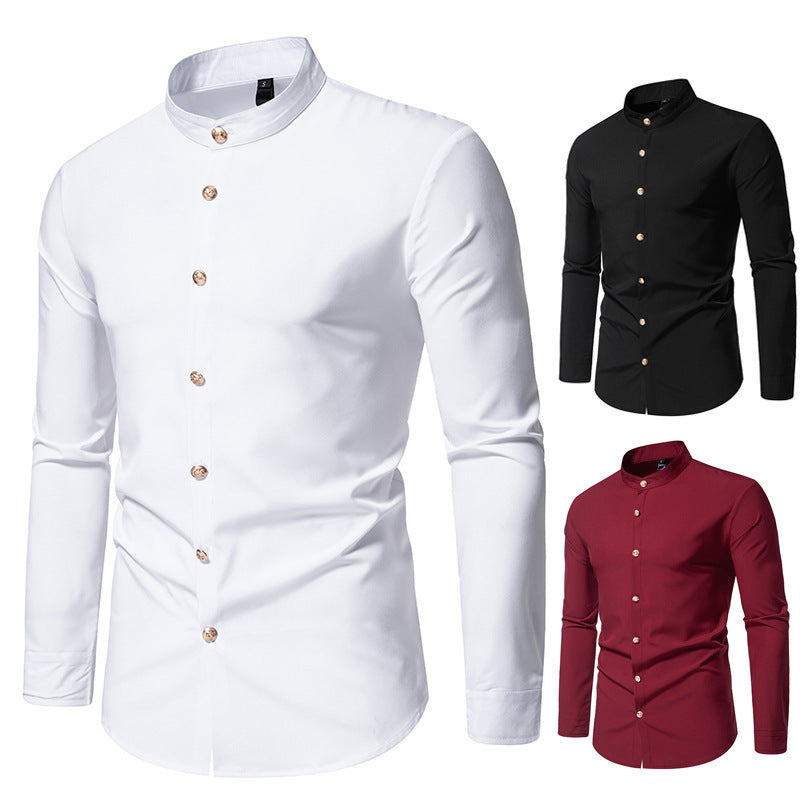 Metal Button Long Sleeve