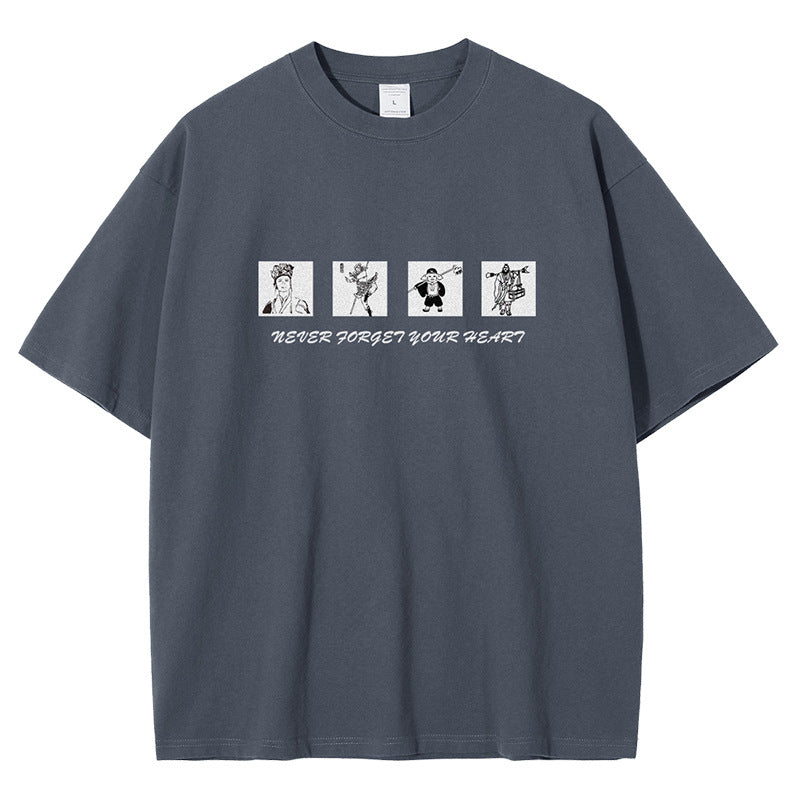 Cartoon short sleeve t-shirt