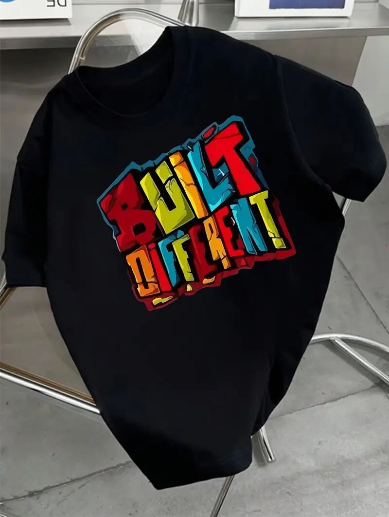 "Built different" T-shirt