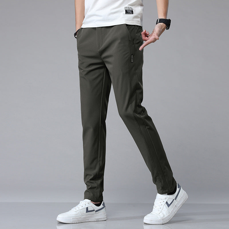 Silk dressing pants