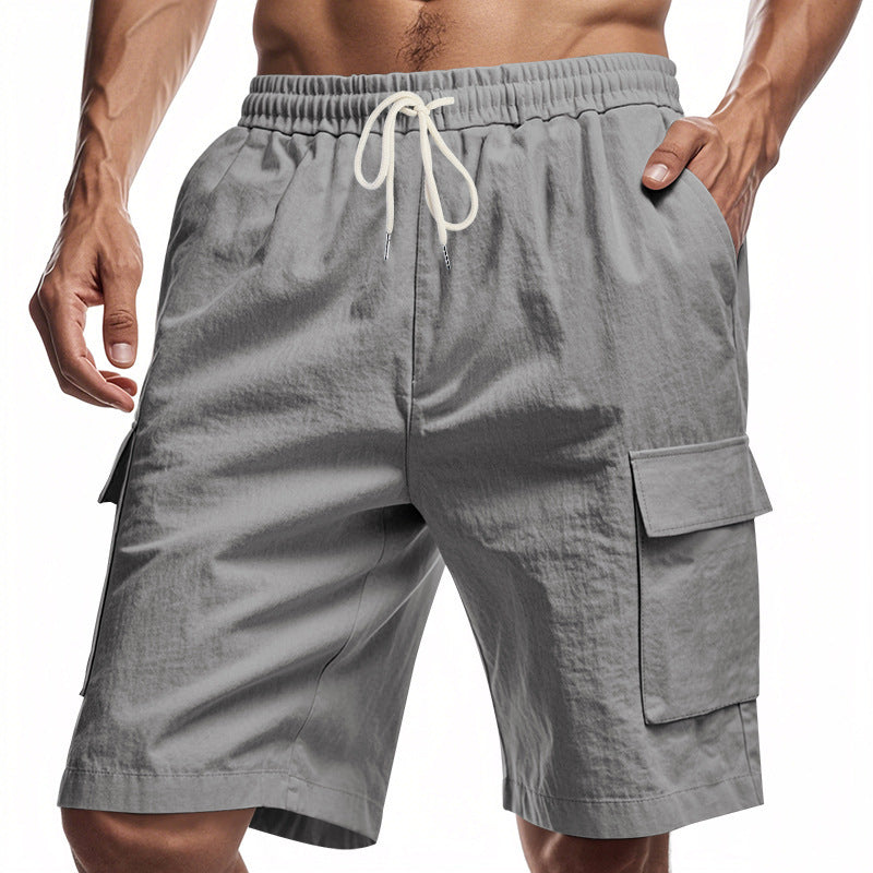 Linen Drawstring Shorts