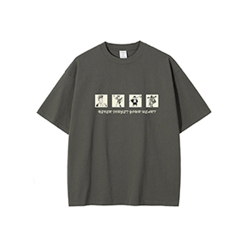 Cartoon short sleeve t-shirt
