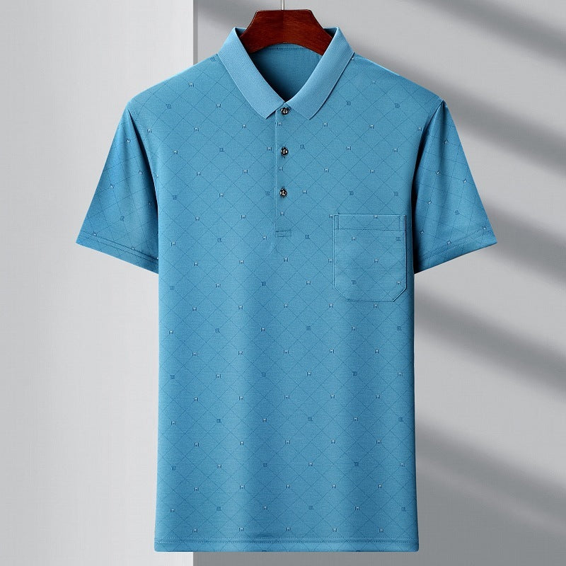 Collar Stripes Polo Shirt