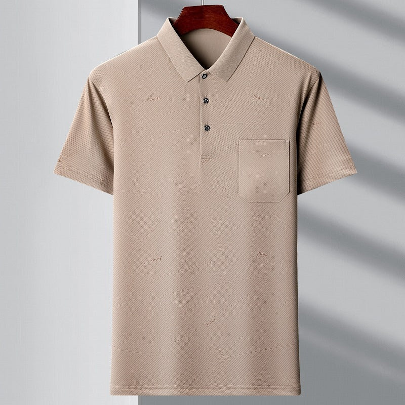 Collar Stripes Polo Shirt