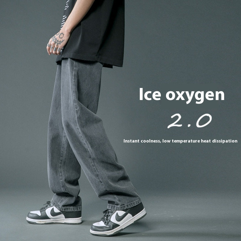 Ice Oxygen Loose Jeans