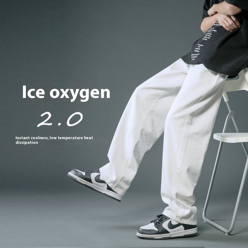 Ice Oxygen Loose Jeans