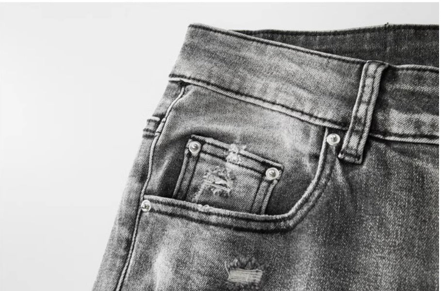 Elastic Slim Fit Jeans