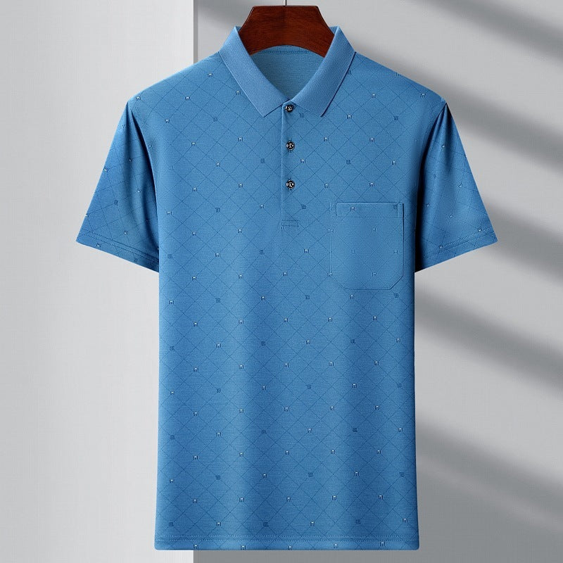 Collar Stripes Polo Shirt