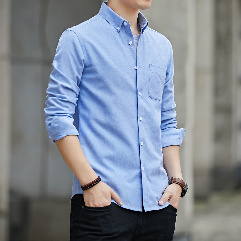 Lapel Long Sleeve Shirt