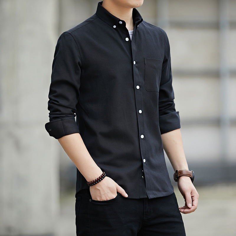 Lapel Long Sleeve Shirt