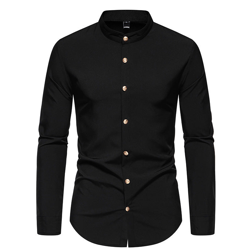 Metal Button Long Sleeve
