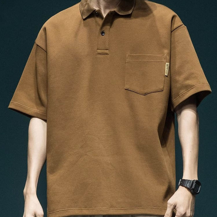 Retro Loose Polo Shirt