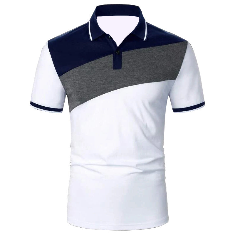 Stripe Color Polo Shirt