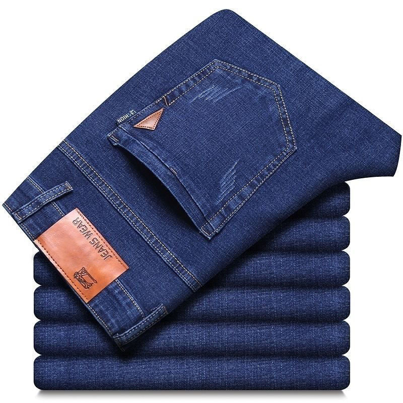 Loose Elastic Jeans
