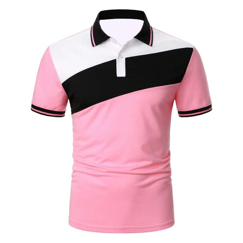 Stripe Color Polo Shirt