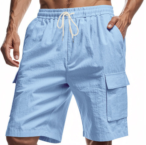 Linen Drawstring Shorts