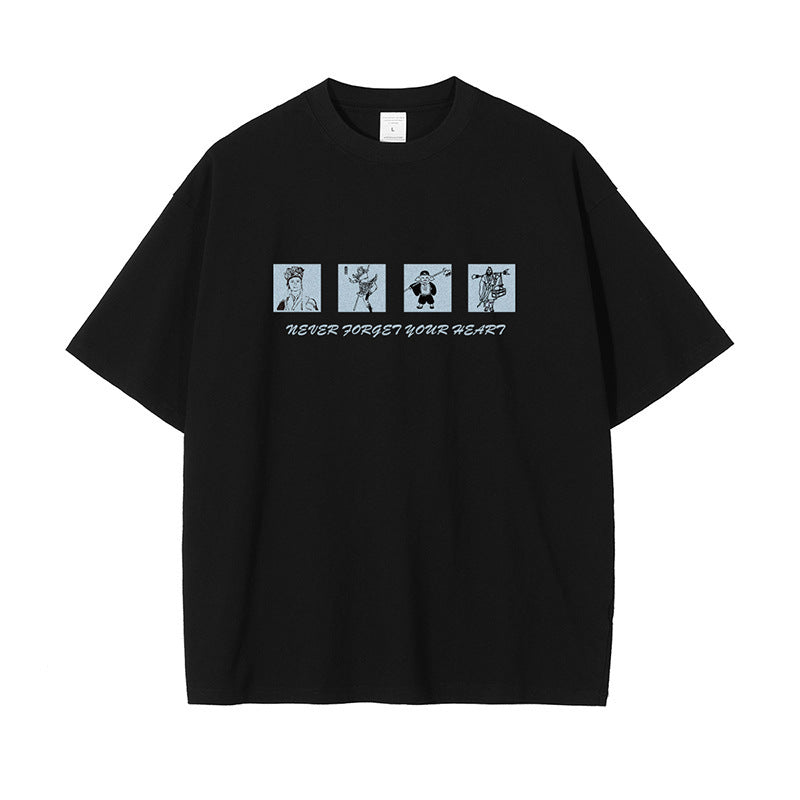 Cartoon short sleeve t-shirt