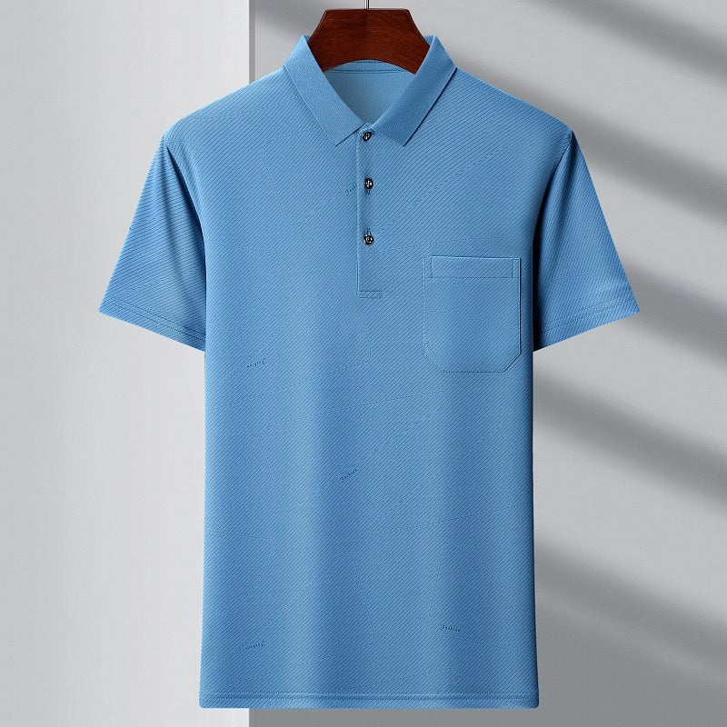 Collar Stripes Polo Shirt