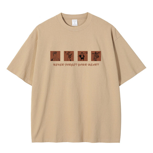 Cartoon short sleeve t-shirt