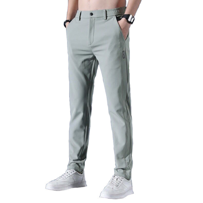 Silk dressing pants