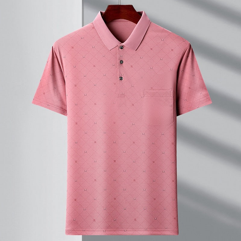 Collar Stripes Polo Shirt