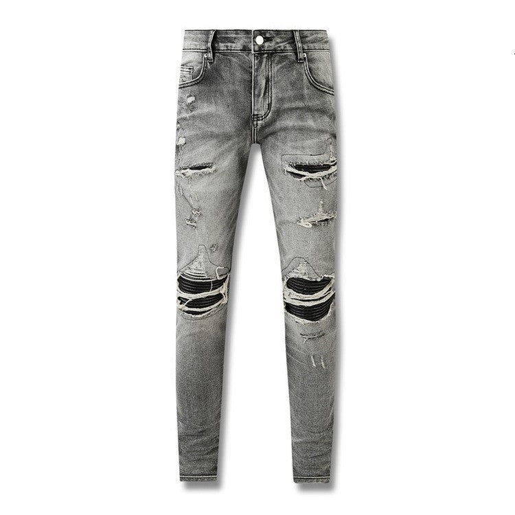 Elastic Slim Fit Jeans